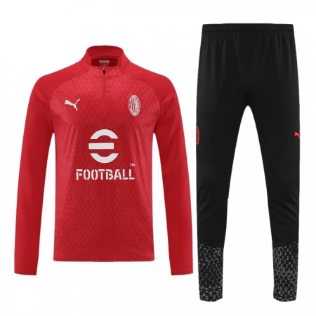 AC Milan Trenings Collegegenser 2023-24 Kvart-Zip Rød AC Milan Trenings Collegegenser 2023-24 Kvart-Zip Rød